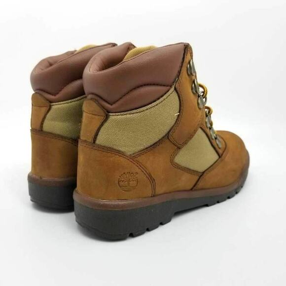 Timberland Boys 6-Inch Field Boots Brown Size 3 - Picture 11 of 12